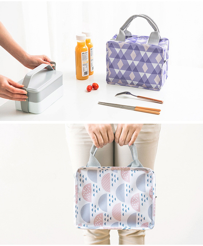 Waterproof 230*120*190mm Oxford Insulated Lunch Cooler Bags