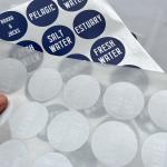 LOGO Tamper Seal Stickers Bottle Round Label Sticker