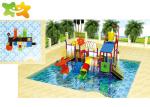 Indoor Outdoor Children'S Outdoor Water Slides Galvanized Pipe Strong Structure
