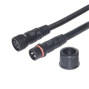 Wholesale Black Color M14 M21 Waterproof Power Cable Male To Female PVC Jacket from china suppliers
