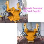 25 Ton Excavator Quick Coupler , Hydraulic Tilting Quick Hitch CE Approval