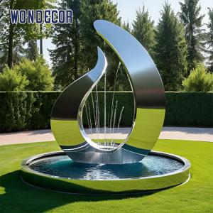 Wholesale Outdoor swimming pool metal decoration abstract geometric musical symbols stainless steel sculpture from china suppliers