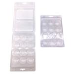 PETG 6 Cells Golf Ball Plastic Blister Tray PVC Clamshell Blister Box
