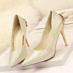 ZM012 Pointed Toe High Heels Super High Heel Suede Wedding Shoes Temperament