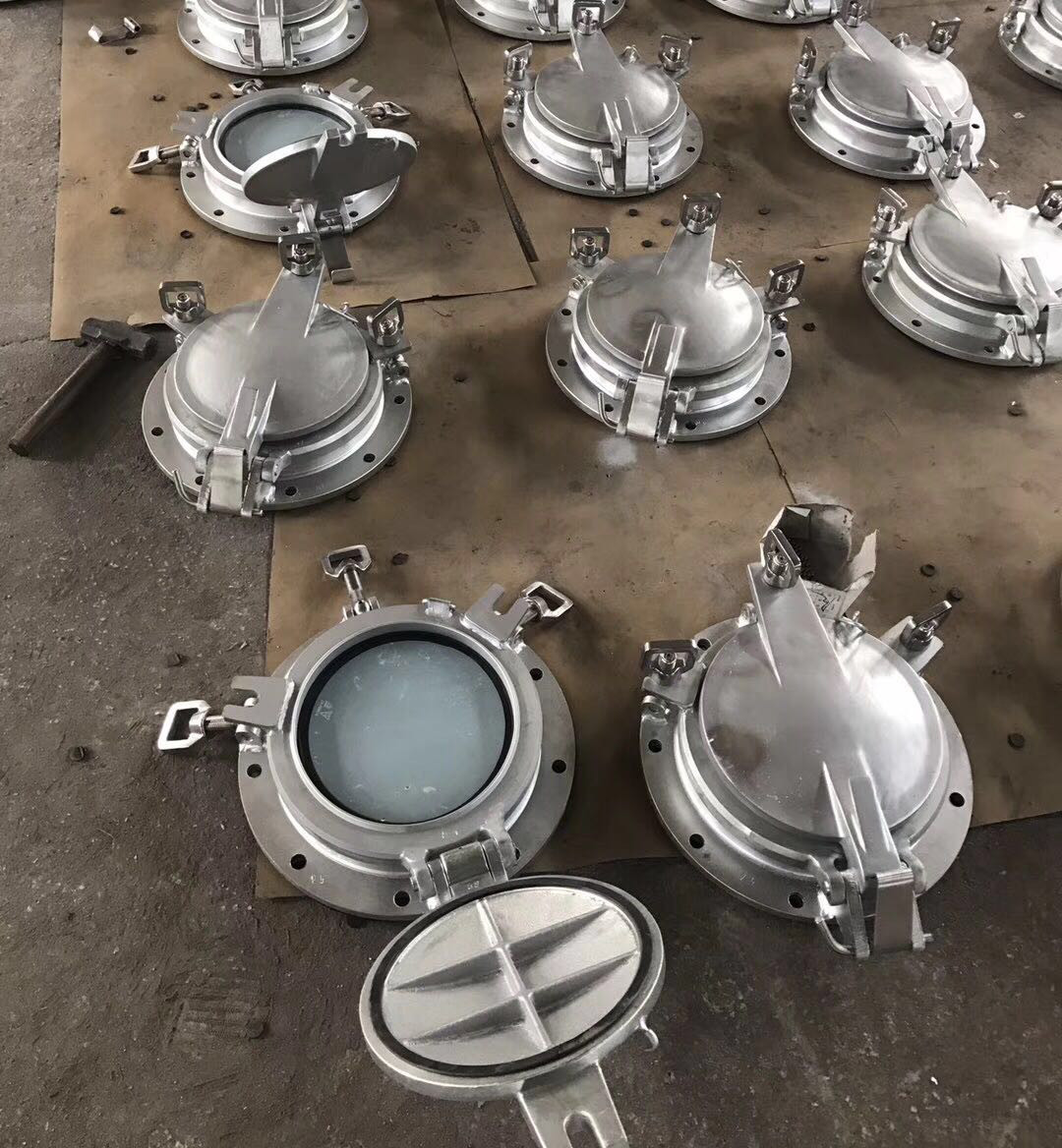 Bolted Fixed Porthole Marine Windows For Boats A0 A60 Fire Proof Side Scuttles