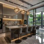 Modern Italy Lacquer Kitchen Cabinets Complete Sets - Smart Storage Units With