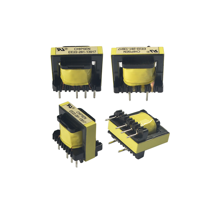 6 Pin High-Frequency Inductance Transformer EE22 Series Customized Transformer 220v to 24v