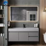 Lacquer Door Finish Bathroom Vanity Cabinet Basin Cabinet Freestanding