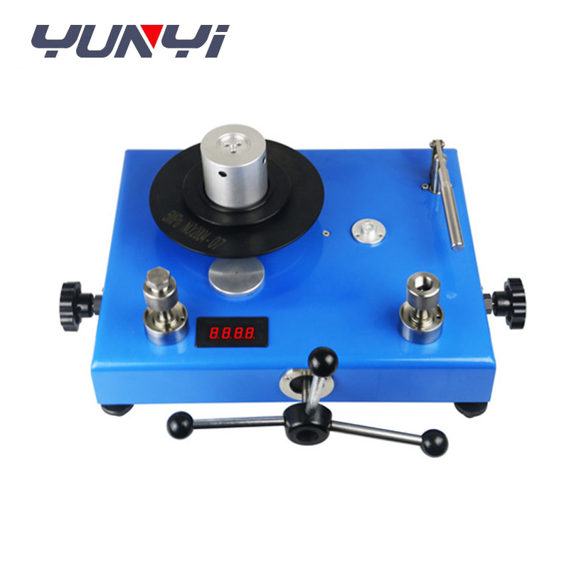 5~250MPa Oil Operated Hydraulic Pressure Dead Weight Tester Pressure Gauge