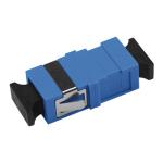 Simplex SC Fiber Optic Adapter Short Flange Single mode No Flange Plastic