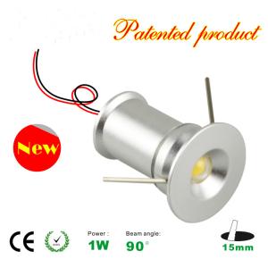 Wholesale recessed Mini LED light 1W Spotlight cabinet Light LED lamps CE Rohs from china suppliers