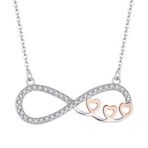 Wholesale YASVITTI Wholesale Personalized High End Silver Necklace Rose Gold Plated Heart Necklace Chain for Jewelry from china suppliers
