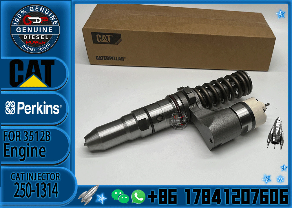 250-1314 reman Fuel Injector for Caterpillar CAT 3508 3512 3516 3508B 3512B 3516B