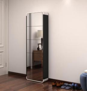 Wholesale Five Layers MDF Mirror Shoe Cabinet Living Room Furniture from china suppliers