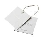 700gsm 0.8mm Thick Personalized Hang Tags Matte Cardstock Debossed