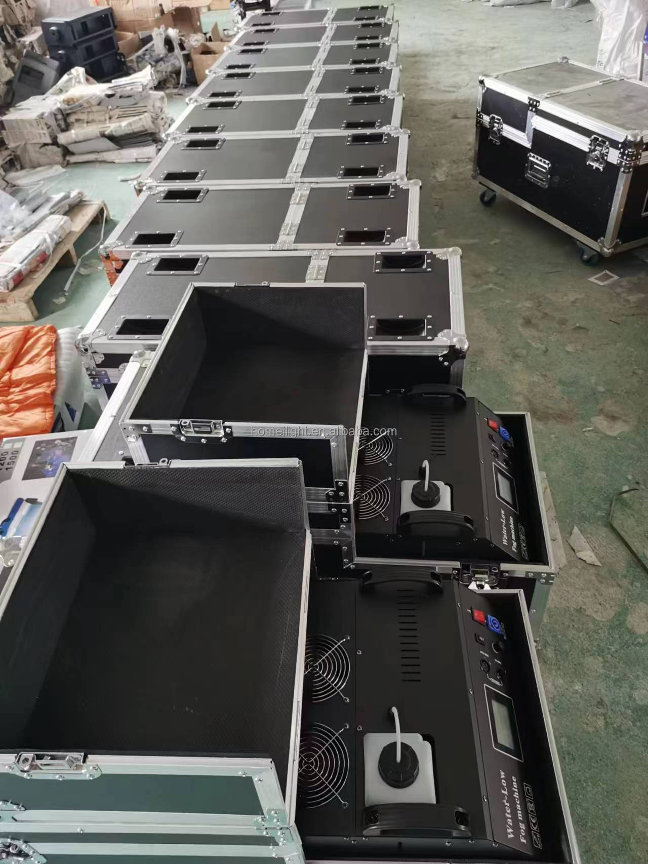 3000W DMX512 Water Fog Machine for 70SQM Covered Area CE Rohs Low Liquid Smoke Machine
