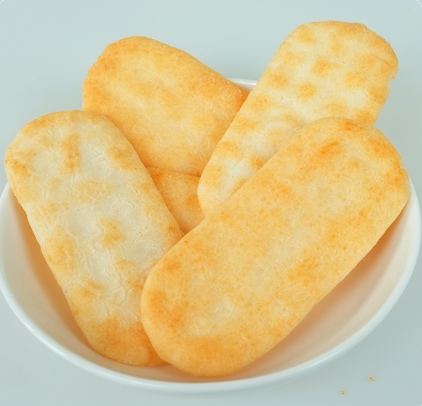Sweety Flavor Senbei Rice Crackers Sliced Cookie Snow White Rice Cake