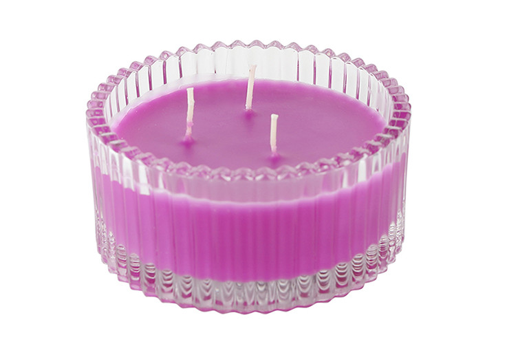 Luxury Glass Cylinder Candle Holder Tent Shape SGS CE Certification