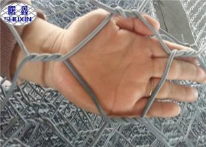 Wholesale Rock Stone Gabion Walls , Wire Mesh Rock Retaining Wall For Water Project from china suppliers