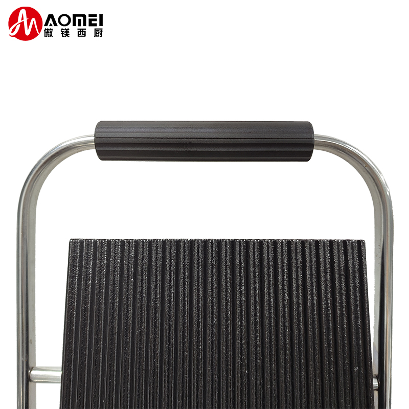 Commercial Electric Grill Portable Panini Sandwich Contact Griddle 305*340*190mm 10.8kg