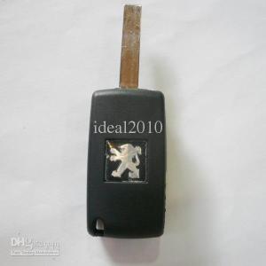 Wholesale size 60.52*31.38*15.76(mm) peugeot 407 replacement chip keys shell from china suppliers