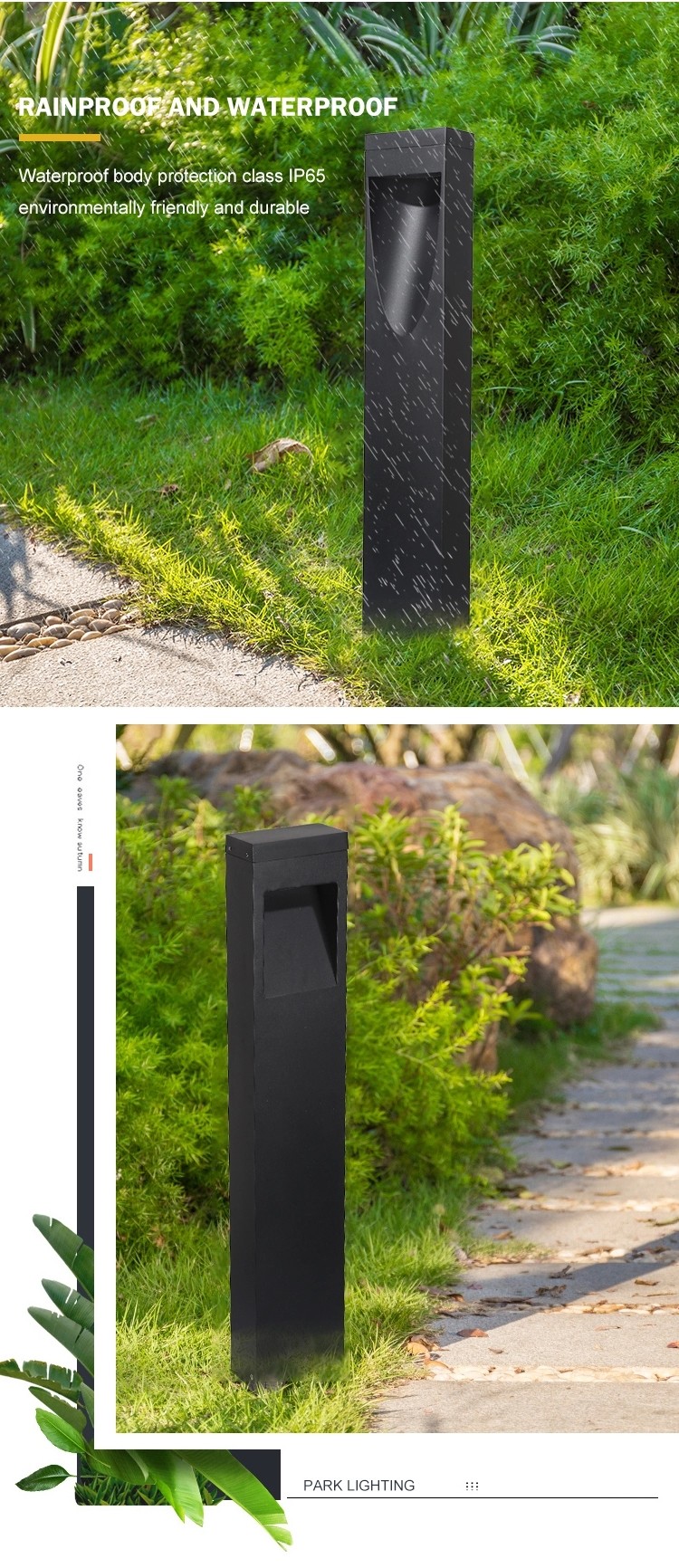 Rainproof Portable Outdoor LED Lights 6w Endurable Safety Steel Glass Material