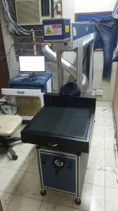 Wholesale 100w Glass Tube Galvo Laser Marking Machine , Large Size Laser Marking Equipment from china suppliers