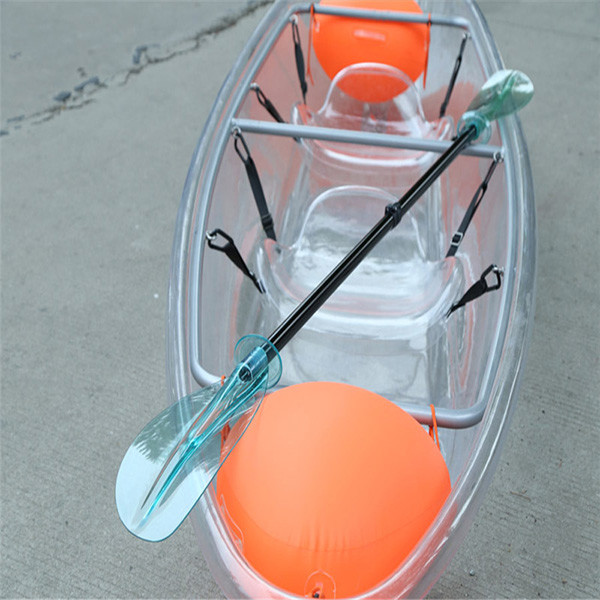Ocean / River See Through Kayak 1.2mm PVC Tube Material Water Float Submerged
