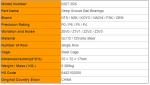 Metric Chrome Steel Single Row NTN Bearing Price List , Competitive