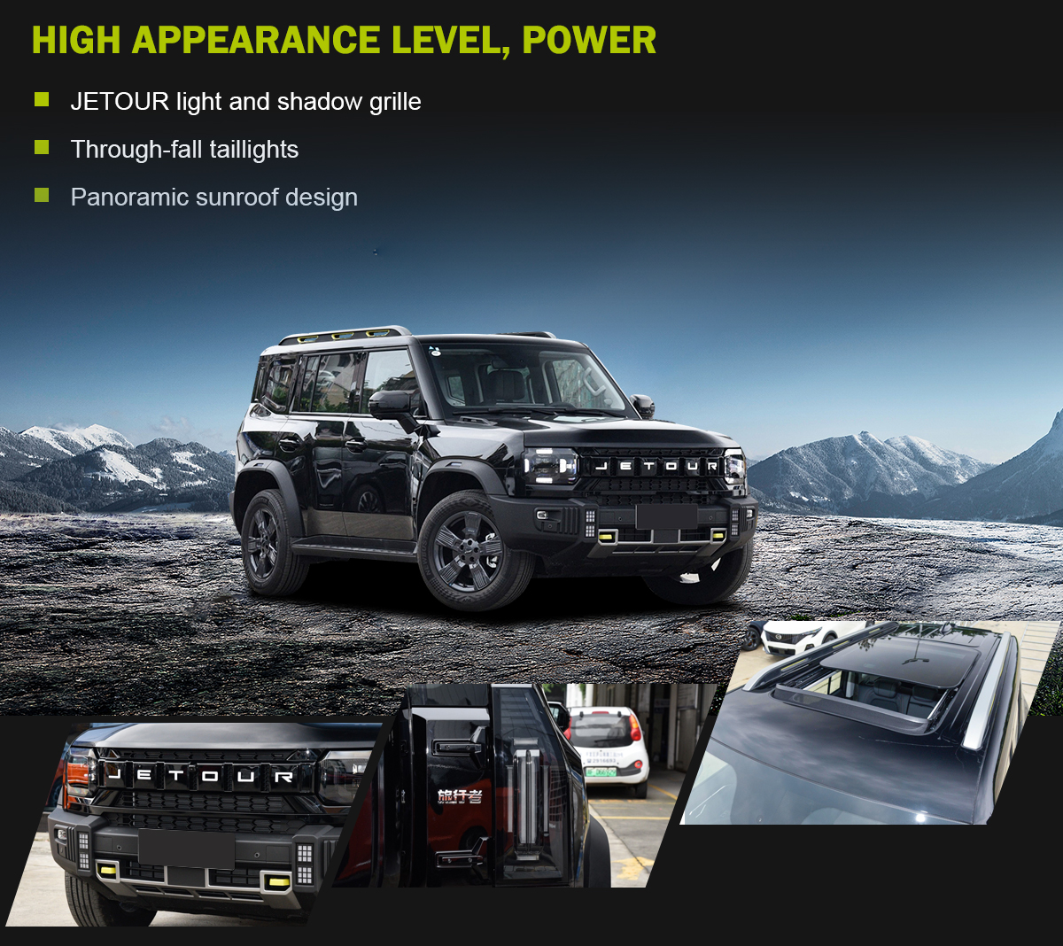 Experience the Power and Style of 's Speed Jetour Traveler 2024 T2 Silver Dragon Wing with Maximum Torque of 390 Nm