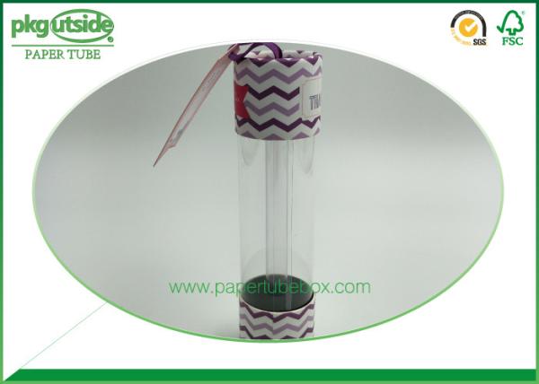 Foiled Paper Wrapped Paper Tube Box Offset Printing Logo Environmentally