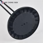 Aluminium Alloy Poster Display Stand 300x430mm Adjustable Panel Double Pole