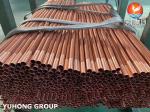 Copper Alloy Steel B111 C70600-O61 Spiral Fin Tube For Chiller And Air Cooler
