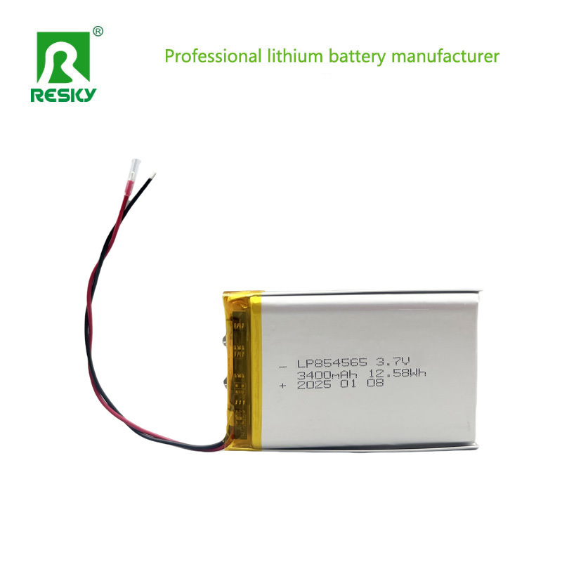 854565 Lithium Polymer Battery Cell 3400mAh 3.7V Pouch Lipo Li-Polymer Batteries