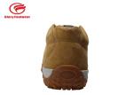 Cow Leather Casual PU Sole Safety Shoes , Hiking Steel Toe Cap Trainers Anti