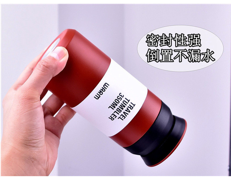 Portable 350ml Capacity Stainless Steel Compact Home Office Outdoor Tea Cup Coffee Thermos Cup