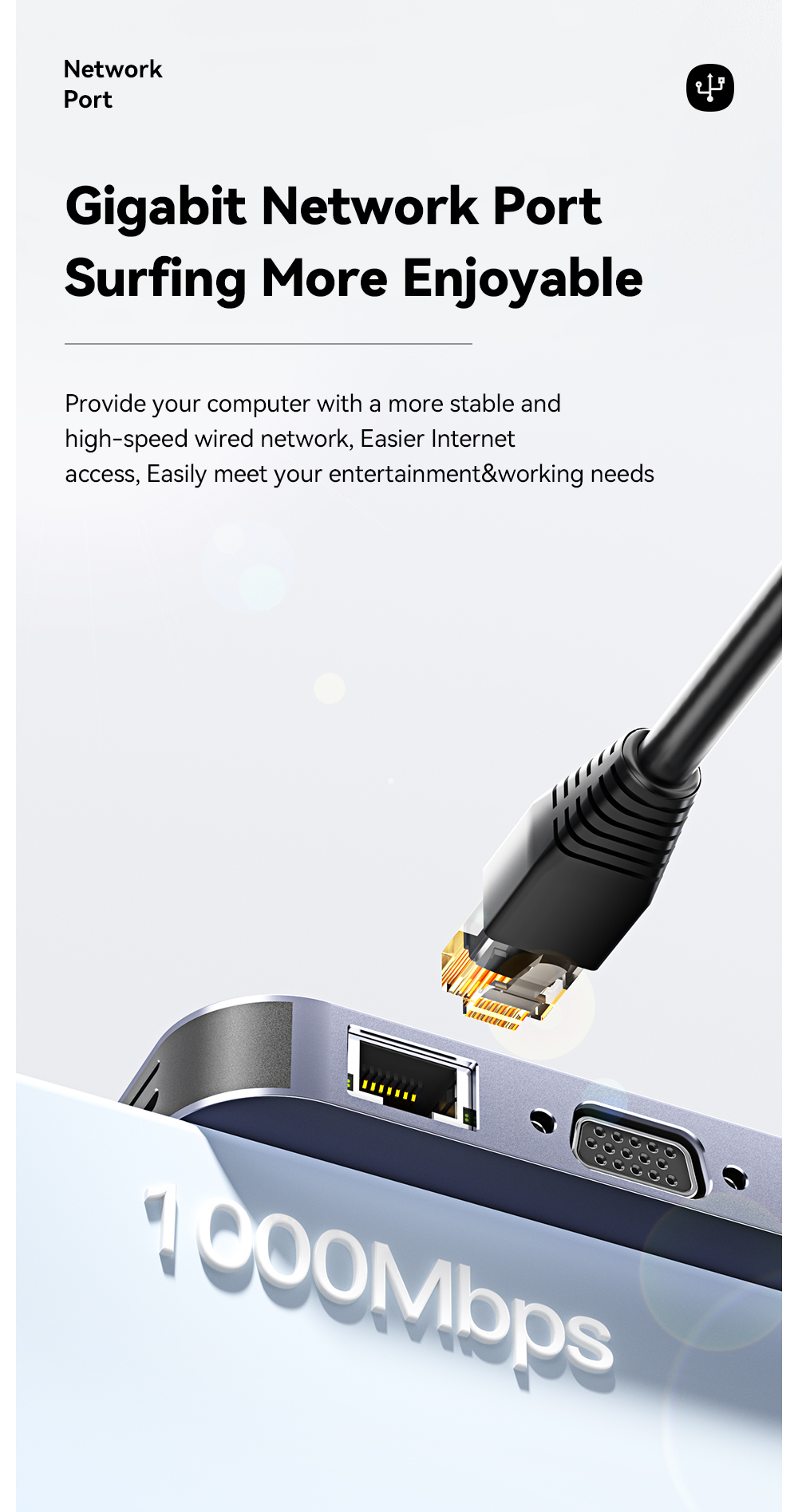 Maple Harp 11 In 1 Usb C Hub PD 100W Fast Charging 5Gbps 32GB SD Card 10 Ports
