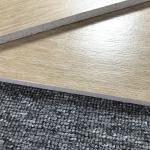 Porcelain Gray Antibacterial Wood Grain Ceramic Tiles Indoor Kitchen Wall