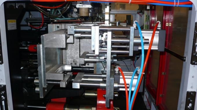Medicine Bottle Blow Molding Machine , Blow Molding Equipment IML MP80FS-4