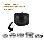 Best Selling Silver Stainless Steel 201 Round Outdoor Dinner Cooking Pot Sets