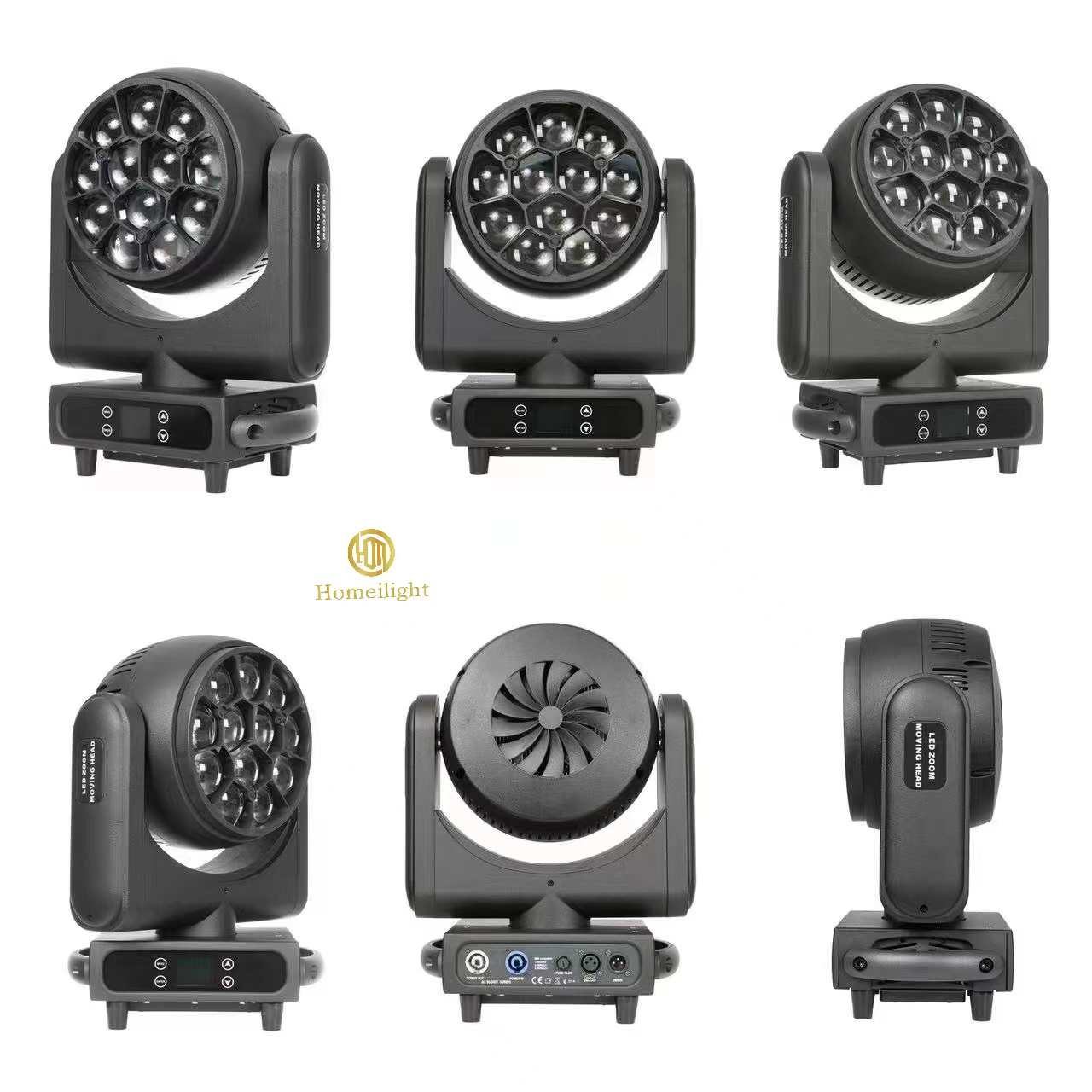 15KG LED Moving Head Wash Light 6000K IP20 With Display Panel