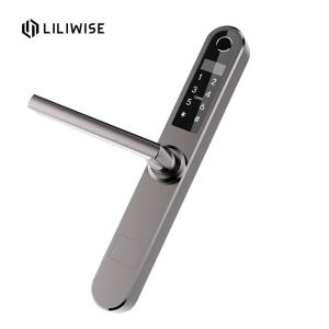 Wholesale OLED Display Screen Smart Fingerprint Aluminum Door Lock With 2 Years Warranty from china suppliers