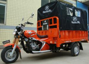 Wholesale 200CC Cargo Tricycle Delivery Van with Rear Canvas Cover for Outdoor Raining Areas from china suppliers