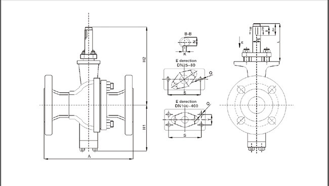 Stainless Steel Instrumentation Control Valves O Type RB Series Diameter Design Small Flow Resistance.