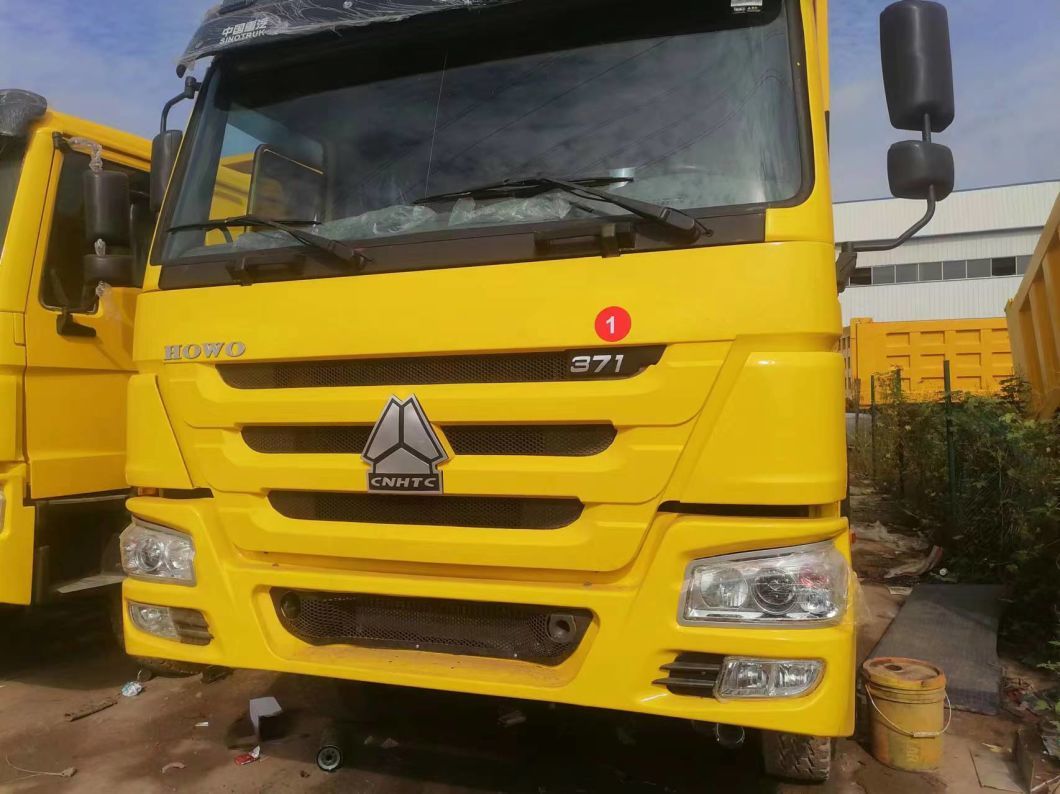 Sinotruk HOWO Dumper Truck Tipping Truck Yellow Color Good Condition Dump Truck 10 Wheeler