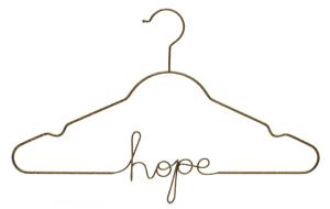 Wholesale Non Slip Heavy Duty Chrome Hangers With Word Hope from china suppliers