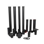 Round Ventilated Adjustable Stove Pipe Elbow High Temperature Resistant