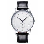 OEM Retro Style Mens Digital Watches 40mm Case Size Leather Sport Watch Bands