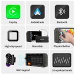 GRANDnavi 2 Din 7Inch MP5 Car Stereo Wince System BT Wifi Wireless CarPlay