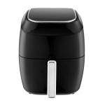 Black 4 Litre Air Fryer 2000W Temperature Control With Detachable Basket